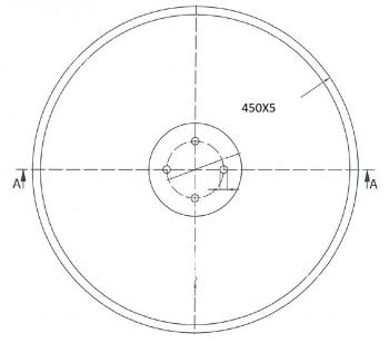 ДИСК ЗА БРАНА 450Х5 COULTER 208020