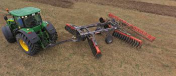 Trailed x-offset disc harrow "Master"