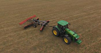 Trailed x-offset disc harrow "Master"