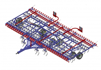Seed bed cultivator trailed "Hawk"